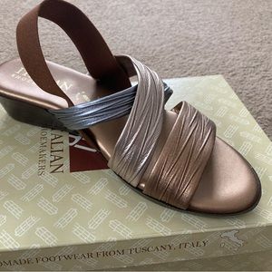 Italian shoemaker sandal-new in box